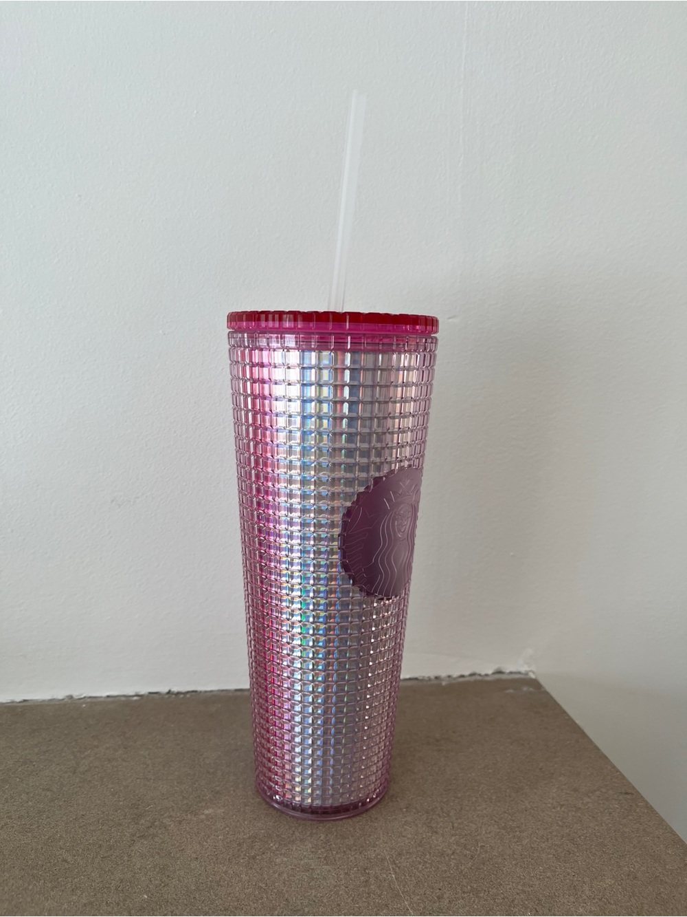 Starbucks Iridescent Pink Tumbler with Straw - New!! - Picture 5 of 6